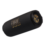 JBL Flip 7 Tomorrowland - Black - Portable waterproof and drop-proof speaker designed by JBL x Tomorrowland - Hero