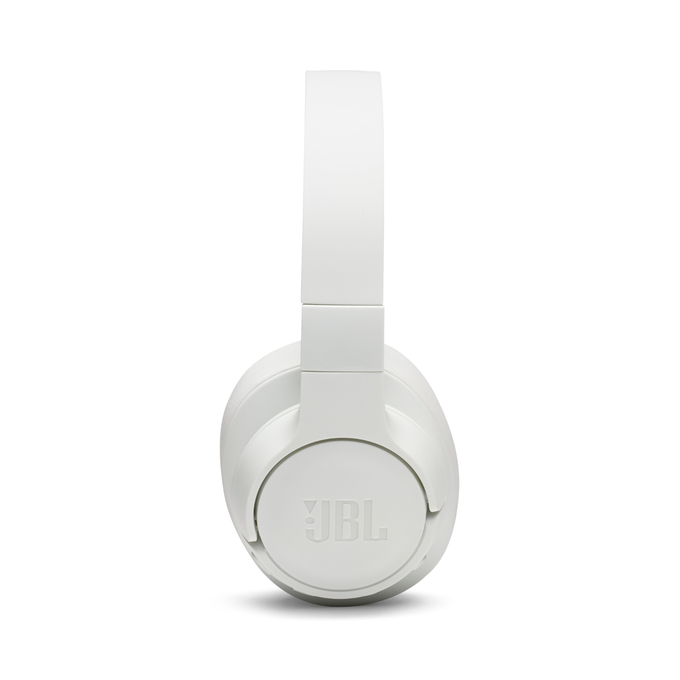 JBL Tune 750BTNC - White - Wireless Over-Ear ANC Headphones - Left image number null