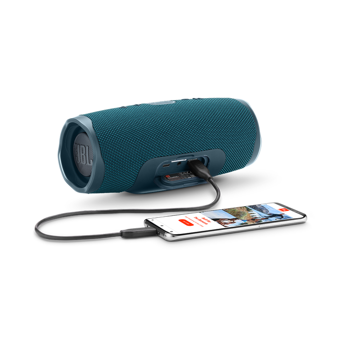 JBL Charge 4 - Blue - Portable Bluetooth speaker - Detailshot 4 image number null