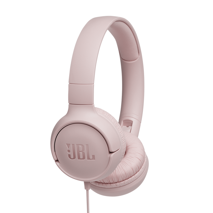 JBL Tune 500 - Pink - Wired on-ear headphones - Hero image number null