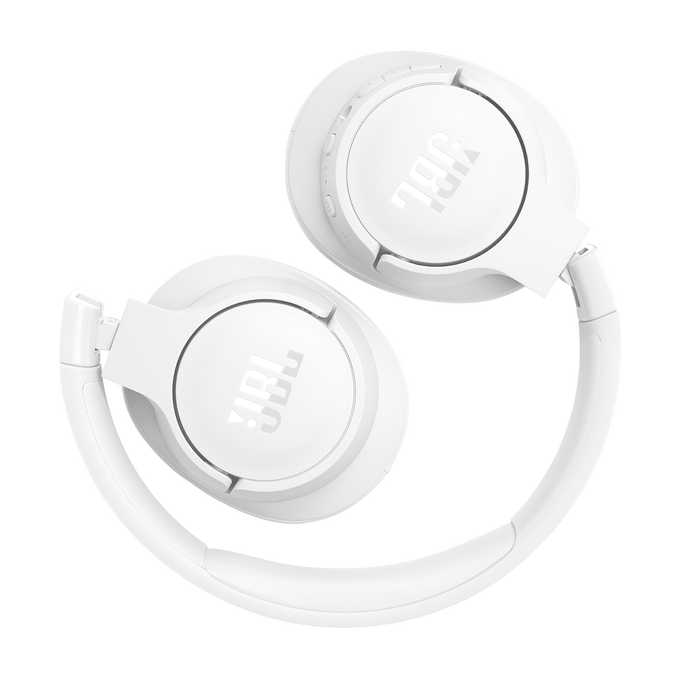 JBL Tune 770NC - White - Adaptive Noise Cancelling Wireless Over-Ear Headphones - Detailshot 4 image number null