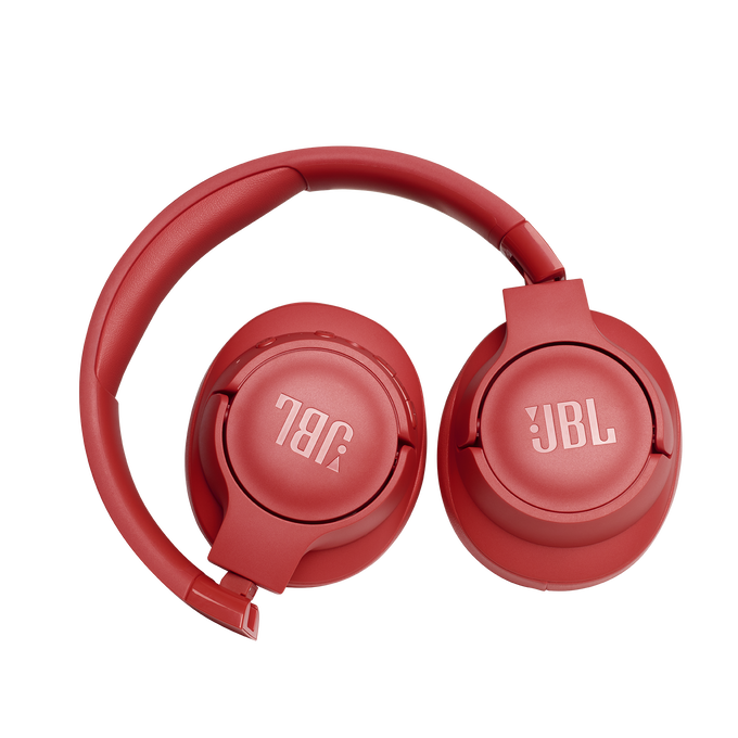 JBL Tune 750BTNC - Coral Orange - Wireless Over-Ear ANC Headphones - Detailshot 1 image number null